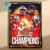 Buffalo Bills To The AFC Championship NFL Playoff 2024 2025 Home Decor Poster Canvas