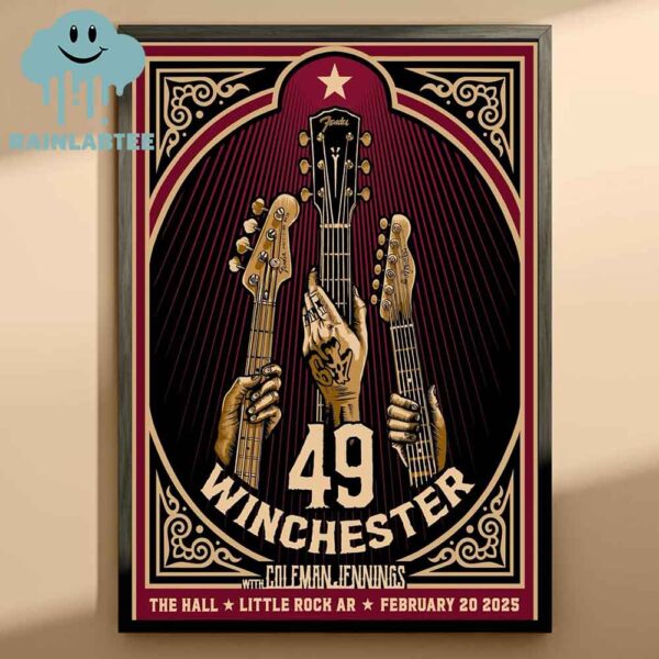 49 Winchester Little Rock Arkansas 2025 The Hall On February 20th Home Decor Poster Canvas