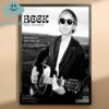 Beck Solo Acoustic New York NY 2025 Bowery Ballroom On February 17th Home Decor Poster Canvas