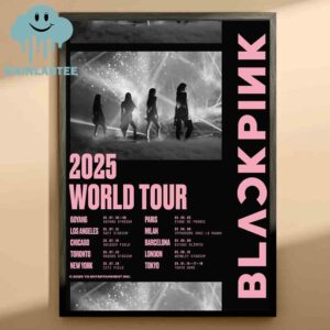 Blackpink 2025 World Tour All Dates Home Decor Poster Canvas