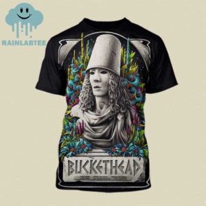 Buckethead 2025 Crystal Bay Nevada Napa California On February 21st 22nd All Over Print T-Shirt