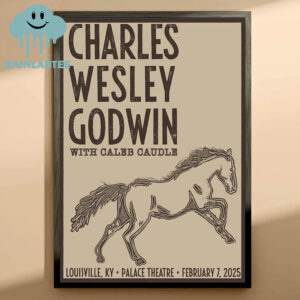 Charles Wesley Godwin Palace Theater 2025 Louisville KY On February 7th Home Decor Poster Canvas