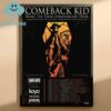 Comeback Kid 2025 Wake The Dead Anniversary European Tour Dates Home Decor Poster Canvas