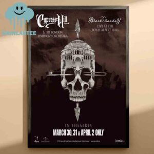 Cypress Hill And The London Symphony Orchestra Royal Albert Hall London On March 30th 31st April 2nd 2025 Home Decor Poster Canvas