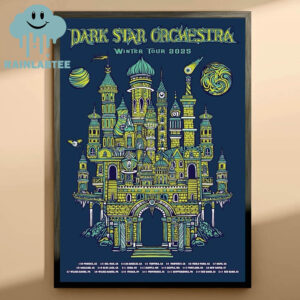 Dark Star Orchestra 2025 East Coast Winter Tour Dates Home Decor Poster Canvas