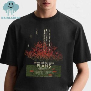 Death Cab For Cutie Plans 20th Anniversary Three Cities Inly Chicago And New York 2025 Unisex T-Shirt