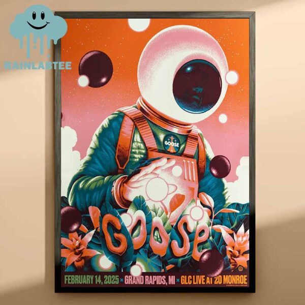 Goose The Band Grand Rapids MI 2025 GLC At 20 Monroe On February 14th Home Decor Poster Canvas