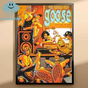 Goose The Band Miller High Life Theatre 2025 Milwaukee Wisconsin From February 6th To 8th Home Decor Poster Canvas