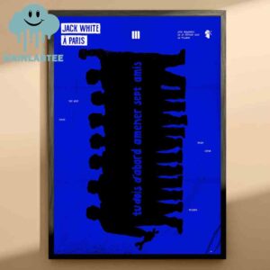 Jack White Paris Le Trianon On February 23rd 2025 Home Decor Poster Canvas