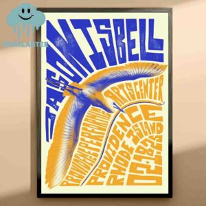 Jason Isbell Providence RI 2025 Providence Rhode Island On February 18th Home Decor Poster Canvas