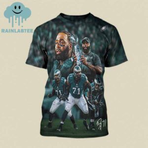 Jason Peters Philadelphia Eagles NFL Retirement Signed All Over Print T-Shirt Hoodie Sweater