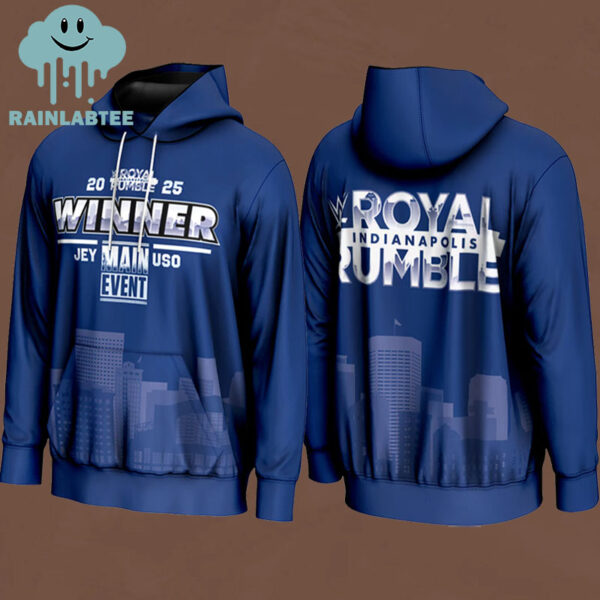 Jey Uso 2025 Mens Royal Rumble Winner WWE All Over Print Hoodie