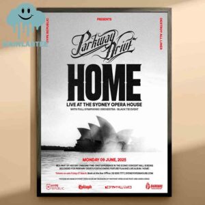 Parkway Drive Band Sydney Opera House Live Album Home On June 9th 2025 Home Decor Poster Canvas