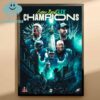 Philadelphia Eagles NFL Super Bowl LIX NFL Champhions Fifty Nine Home Decor Poster Canvas