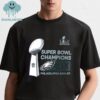 Philadelphia Eagles Super Bowl LIX Champions Under The Lights Classic T-Shirt