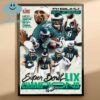 Philadelphia Eagles Super Bowl LIX NFL Champhions Fifty Nine Home Decor Poster Canvas