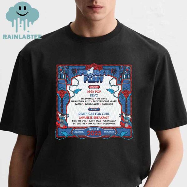 Project Pabst Fest Portland OR 2025 Waterfront Park On July 26th 27th Lineup Unisex T-Shirt