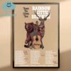 Rainbow Kitten Surprise 2025 Thanks For Coming Tour Dates Home Decor Poster Canvas