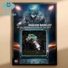 Saquon Barkley Philadelphia Eagles 2024 AP NFL Offensive Player Of The Year Home Decor Poster Canvas