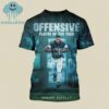 Saquon Barkley Philadelphia Eagles NFL Offensive Player Of The Year 2024 2025 All Over Print T-Shirt Hoodie Sweater