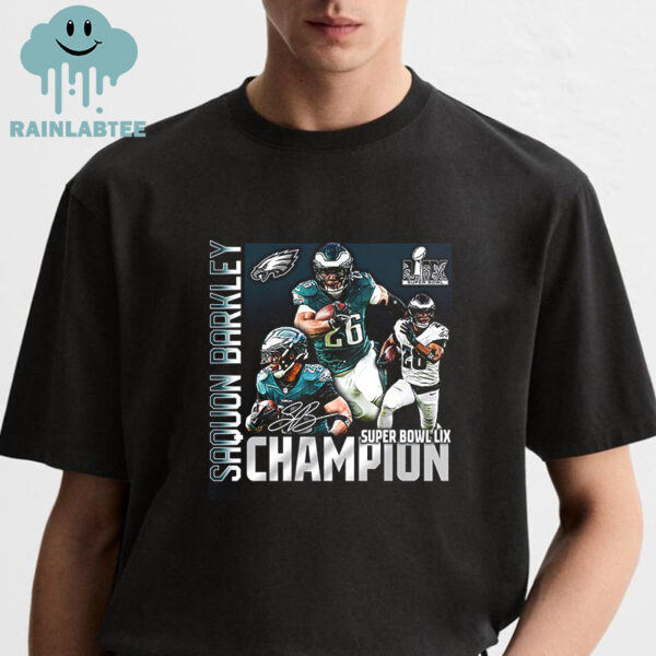 Saquon Barkley Philadelphia Eagles Super Bowl LIX Champions Classic T-Shirt