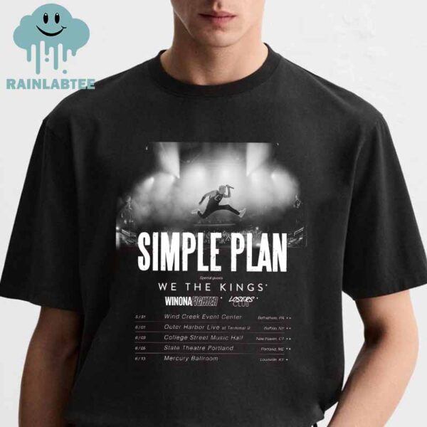 Simple Plan US Show 2025 Bethlehem PA Buffalo NY New Haven CT Portland ME Louisville KY Unisex T-Shirt