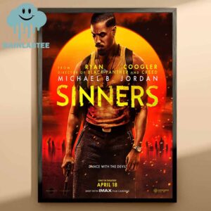 Sinners Dance With The Devil In Theaters April 18th 2025 Movie Film Home Decor Poster Canvas