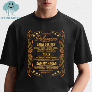 Stagecoach Festival 2025 Lineup Palomino Satge From April 25th To 27th Unisex T-Shirt