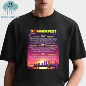 Summerfest 2025 Milwauke Lineup From June 9th To July 5th Unisex T Shirt