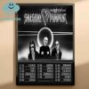 Sunday (1994) 2025 First Headline Tour Dates Schedule Home Decor Poster Canvas