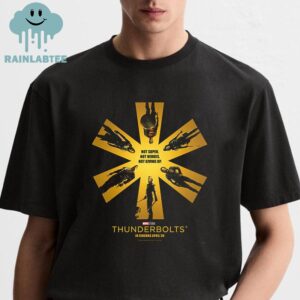 Thunderbolts Marvel Studios In Cinemas April 30th 2025 Movie Film Unisex T-Shirt