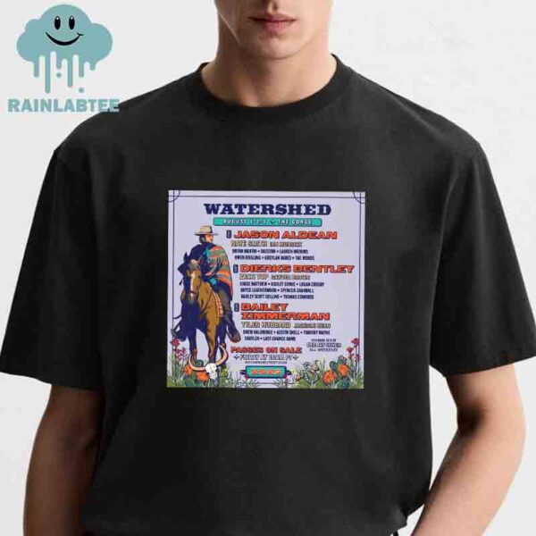 Watershed Festival 2025 The Gorge Amphitheatre George Washington On August 1 2 3 Lineup Unisex T-Shirt