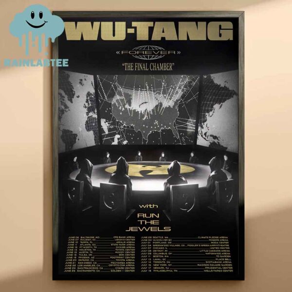 Wu Tang Clan The Final Chamber Tour 2025 With Run The Jewels Home Decor Poster Canvas