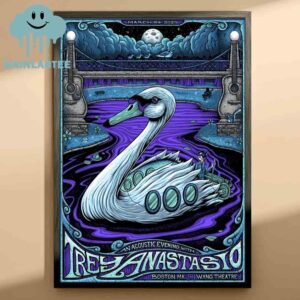 An Acoustic Evening With Trey Anastasio In Boston March 9th 2025 Home Decor Poster Canvas