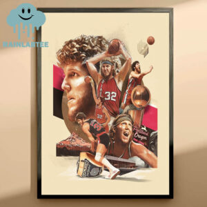 Bill Walton Tribute Night In Portland  Home Decor Poster Canvas