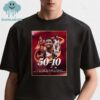 Lebron James NBA 50K CAREER POINTS Regular Season And Playoff Combinded Unisex T-Shirt