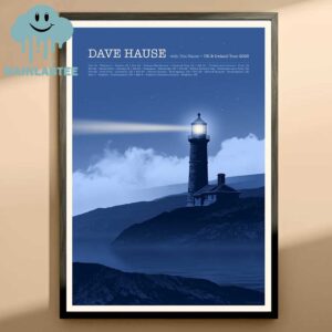 Dave Hause UK And Ireland Tour Dates 2025 Home Decor Poster Canvas