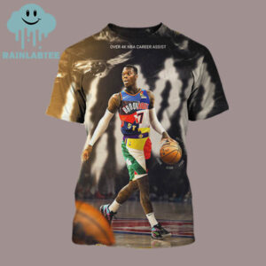 Dennis Schröder Over 4.000 NBA Career Assists All Over Print Shirt