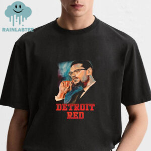 Detroit Pistons Malcolm X Painted Portrait Unisex T Shirt