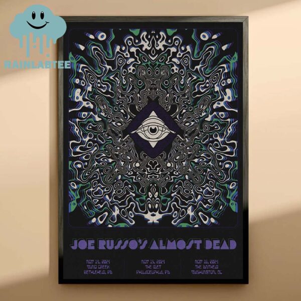 Joe Russo’s Almost Dead Live at The Anthem on 2024-11-16 Home Decor Poster Canvas