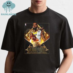 NBA Lebron James 50K Career Points Scoring King Unisex T-Shirt