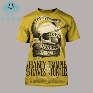 Shakey Graves And Trampled By Turtles West Coast Tour 25 Conrardy All Over Print Shirt