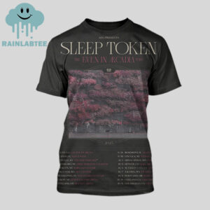 Sleep Token Announce Event The Even In Arcadia Tour 2025 Dates List Schedule All Over Print Shirt