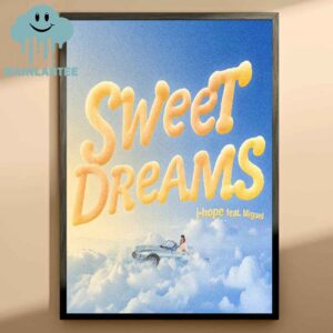 Sweet Dreams J-Hope BTS Feat Miguel Single Cover Home Decor Poster Canvas