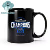 TCU Horned Frogs 2025 Big 12 Women’s Basketball Conference Tournament Champions Locker Room Ceramic Mug Cup Black