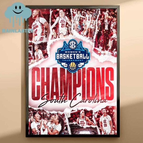 Women’s Basketball Tournament 2025 Champions South Califonia Home Decor Poster Canvas